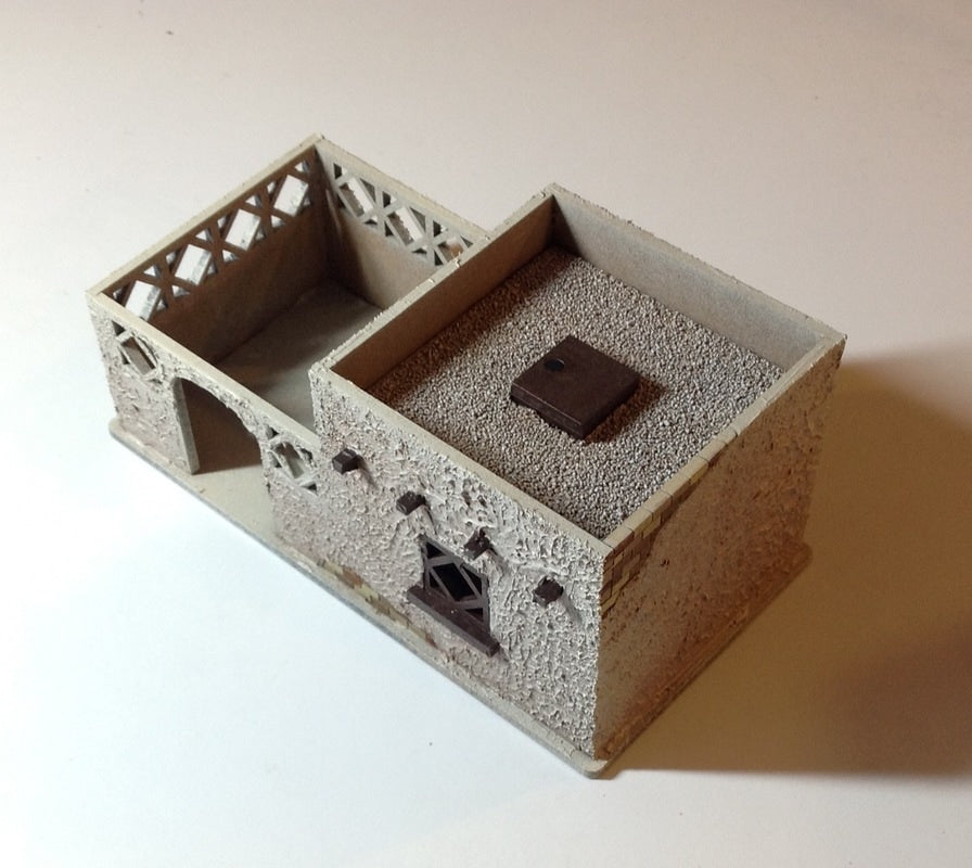Small Middle Eastern Building with Courtyard